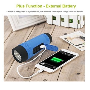 Mgitec <span class=keywords><strong>Bluetooth</strong></span> xe đạp loa 4000mAh ngân hàng điện loa chống thấm nước với đầy đủ phụ kiện ngoài trời xe đạp núi cho cắm trại - Product Image 3