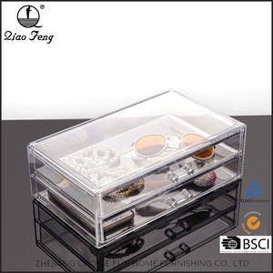 Fábrica <span class=keywords><strong>de</strong></span> hecho barato organizador cosmético <span class=keywords><strong>de</strong></span> Acrílico transparente <span class=keywords><strong>caja</strong></span> <span class=keywords><strong>de</strong></span> plástico - Product Image 1