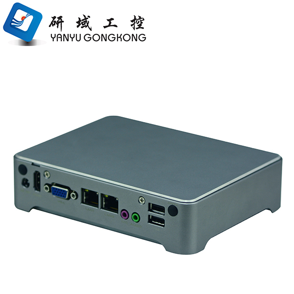 Fanless i3 i5 i7 small intel nuc Intel Celeron 3855U/ i3 6100U mini NUC computer