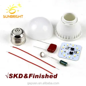 Wholesale B22 E27 Skd Led Bulb Housing Plastic Aluminum Parts