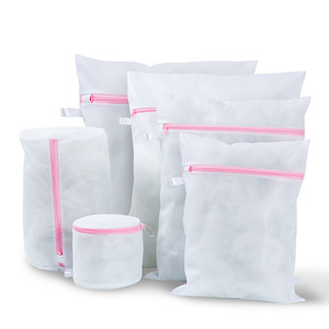 Sujetador de lavandería transparente de viaje personalizado directo de fábrica, <span class=keywords><strong>bolsa</strong></span> de lavado de malla <span class=keywords><strong>para</strong></span> lencería, <span class=keywords><strong>bolsa</strong></span> de lavado de tela plegable 40010504 - Product Image 1