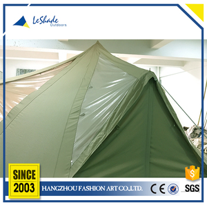Cualidades del producto a prueba de agua plegable campana lona familia tienda de campaña - Product Image 1