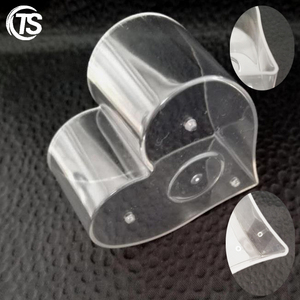 <strong>Heart</strong> Shape Empty Plastic clear Polycarbonate Tealight <strong>Candle</strong> Cup <strong>Holders</strong>