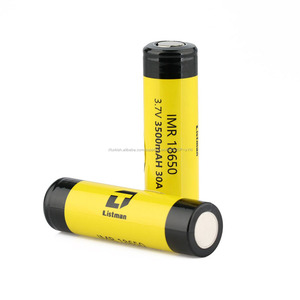 Alibaba üst satış 18650 pil Listman 18650 pil 3.7 v şarj edilebilir pil/Orijinal Listman 3000 mAh 40A/3500 mAh 35A - Product Image 2