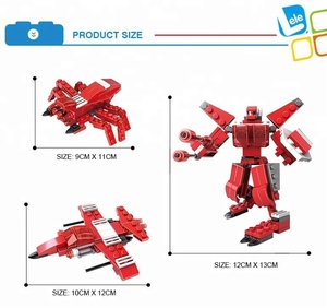 Lele Anh Trai Mô Hình Cổ Điển Robot Biến Hình Xe Hơi Đồ Chơi Lắp Ghép Giáo Dục Cho Trẻ Em - Product Image 5