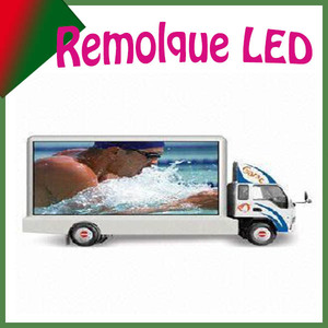 Camión doble o <span class=keywords><strong>triedro</strong></span> pantalla led P10, a todo color para publicidad o gran eventos exteriores - Product Image 1