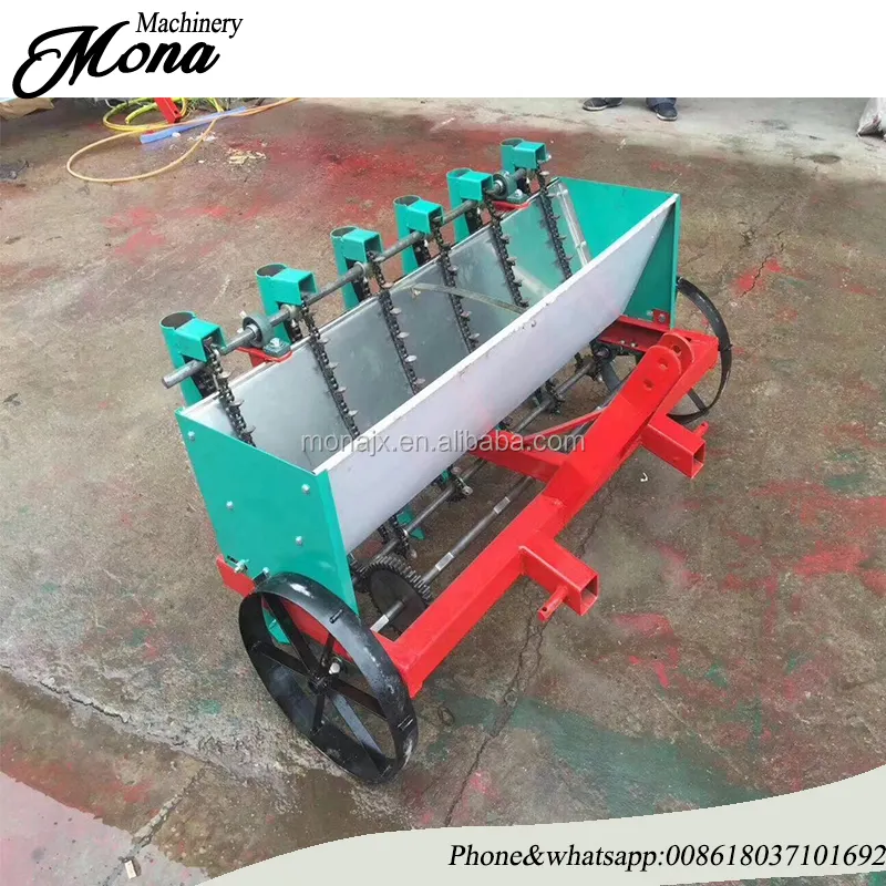 6 lines Self-walking garlic planting machine or garlic seeder or garlic planter