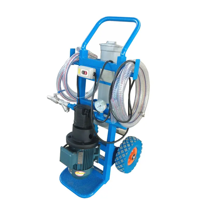 China Manufacturer Mobile Used Engine Oil Filter Recycling Machine