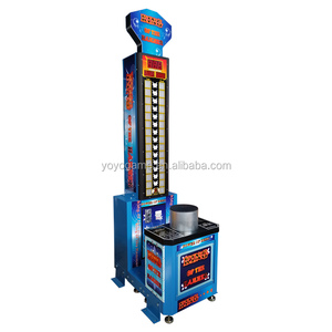 Máquina Arcade Personalizable King of the Hammer, Máquina <span class=keywords><strong>de</strong></span> Juego <span class=keywords><strong>de</strong></span> Prueba <span class=keywords><strong>de</strong></span> Fuerza que Funciona con Monedas, con Luz LED para Locales Comerciales - Product Image 1