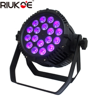 Éclairage de scène DJ extérieur, projecteur LED PAR 6-en-1 RGBWA UV 18x10W