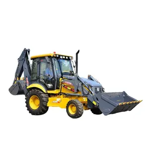 High quality XC870K 4x4 compact mini tractor with loader and backhoe used price for sale