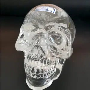 Very transparent natural rock clear crystal skulls 1kg