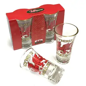 2 oz shooter souvenir decoration shot glasses glitter shot glass