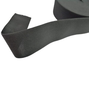 Bande <span class=keywords><strong>élastique</strong></span> tricotée à <span class=keywords><strong>coudre</strong></span> noire et blanche pour vêtement - Product Image 4