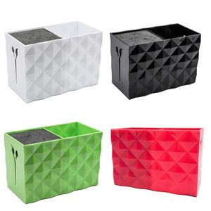 Scatola Porta Forbici <span class=keywords><strong>a</strong></span> Doppia Fila in Plastica Pratica Custodia per Forbici Professionali da Salone Barbiere Casa Strumenti per Parrucchieri in Materiale Acrilico - Product Image 2