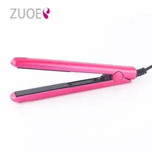 ZUOER Lowest Price ZR-805 Custom Mini Portable Travel Iron Electric Hair Straightenerと無料サンプル提供