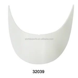 Placas de viseira de chapéu pe branco personalizado, acessórios 32039