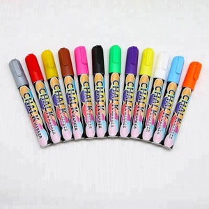 ¡Increíble de Color neón plumas tiza líquida marcadores 8/18 paquete de vidrio de vino marcadores y etiquetas de <span class=keywords><strong>pizarra</strong></span> - Product Image 1