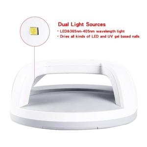 Lampe à ongles UV LED SUNUV <span class=keywords><strong>SUN7</strong></span> 48W, double source lumineuse, sécheuse à ongles avec minuterie intelligente, mémoire et capteur et batterie - Product Image 4