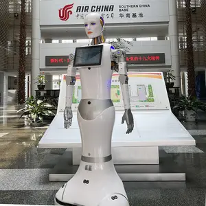 2020 top design centro commerciale di ricezione e di benvenuto ai robot