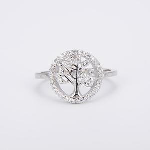<span class=keywords><strong>Anello</strong></span> da donna ZHILIAN 925 argento Sterling <span class=keywords><strong>albero</strong></span> <span class=keywords><strong>della</strong></span> <span class=keywords><strong>vita</strong></span> CZ <span class=keywords><strong>anello</strong></span> nuziale stile classico rodiato per festa e anniversario - Product Image 2