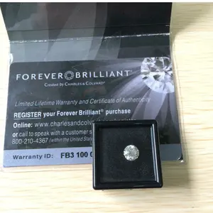 Số Lượng Lớn Giá Lý Tưởng Cắt Không Màu VVS1 Trọng Lượng 1ct 6.5 Mét Bán Buôn Moissanite