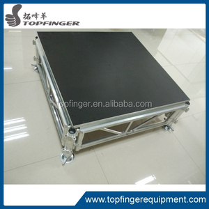 Portable scène avec roues scène mobile pour concert en plein air et événements - Product Image 6