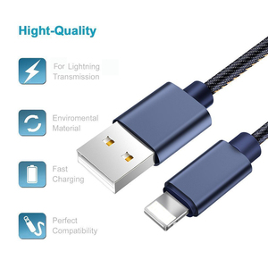 Centra Vaquero de los datos del USB Cable de carga para el iPhone - Product Image 6