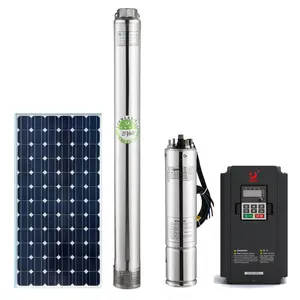 fábrica 1 Hp a 25 Hp lista sumergible Powered sistema 12.5Hp 2 pulgadas 3Hp precio bomba de agua Solar para la agricultura