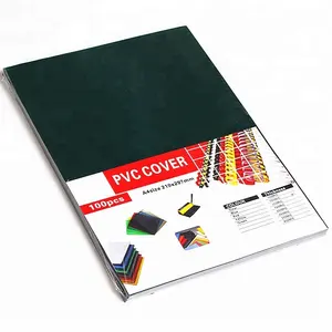 A4 transparent sheet plastic pvc hard binding cover