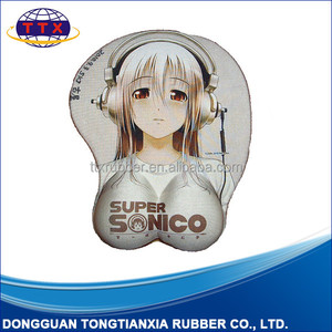 Écologique de silicium <span class=keywords><strong>gros</strong></span> <span class=keywords><strong>seins</strong></span> <span class=keywords><strong>sexy</strong></span> girl tapis de souris avec repose-poignet - Product Image 3