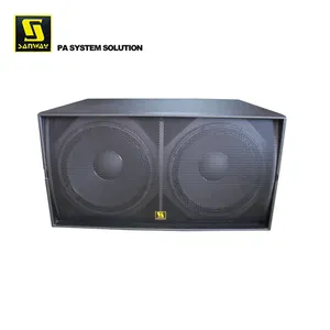 WS218X Dua 18 Inci Subwoofer Punchy, Array Garis