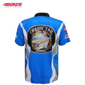 Polo de pêche <span class=keywords><strong>anti</strong></span> <span class=keywords><strong>UV</strong></span> à sublimation personnalisée Chemises à manches courtes <span class=keywords><strong>Maillot</strong></span> de pêche en tournoi - Product Image 4