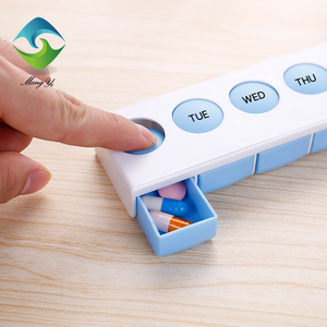 Pill <span class=keywords><strong>Box</strong></span> T07: Thiết Kế Mới Y Học Nhựa Lưu Trữ Hộp, Nút Nhấn Lớn 7 Ngày Weekly Pill <span class=keywords><strong>Box</strong></span> - Product Image 4