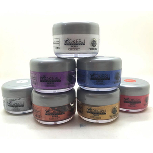 Mokeru 유기 머리 왁스 회색 임시 머리 염색 유행 착색된 왁스 임시 머리 찰흙 왁스 말레이시아 - Product Image 2