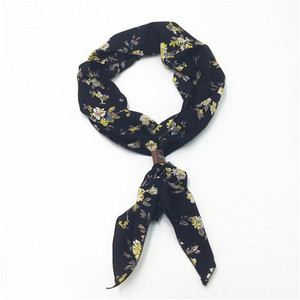 Dernières Design Promotionnel Fabrication Promotionnel Longue Mousseline de Soie Foulard De Soie - Product Image 3