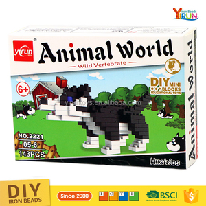 2017 de los niños de plástico perro diy bloques de construcción de juguetes de bloques de construcción kazi lepin - Product Image 3