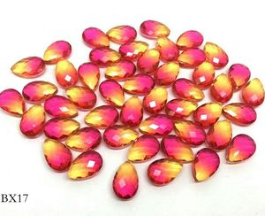 Nouveau produit <span class=keywords><strong>Tourmaline</strong></span> melon d'eau en verre <span class=keywords><strong>multicolore</strong></span> pour bijoux de mode - Product Image 1