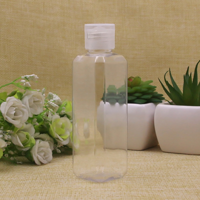 bouteille transparente + bouchon transparent
