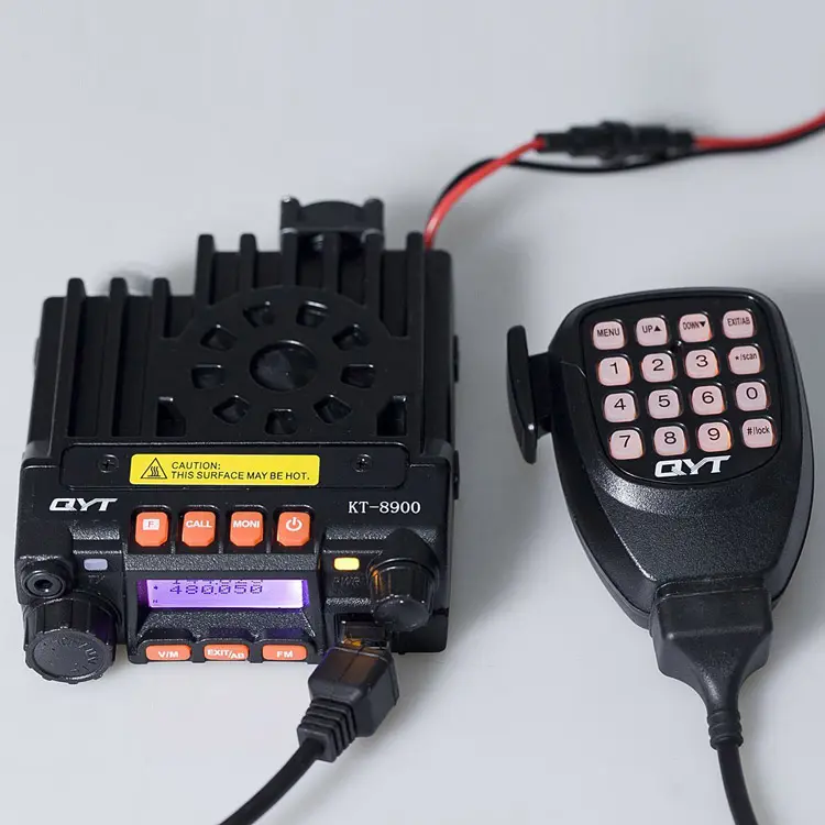 رخيصة QYT KT8900 المزدوج الفرقة جهاز إرسال واستقبال محمول <span class=keywords><strong>VHF</strong></span>/UHF 136-174/400-480MHz 25/20W ميني راديو السيارة