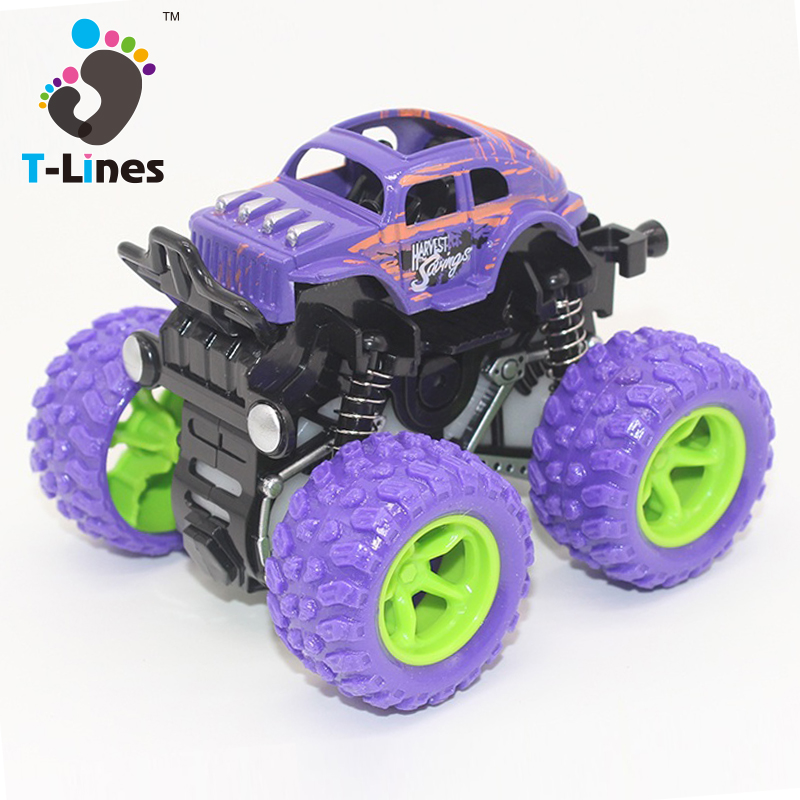Мини внедорожник пластиковые игрушки фрикционный трюковый автомобиль