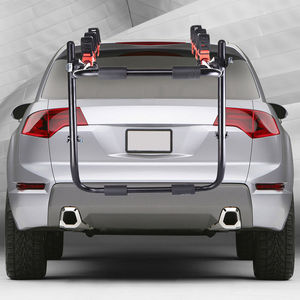 Support <span class=keywords><strong>de</strong></span> <span class=keywords><strong>porte</strong></span>-vélos portable HONGSEN pour <span class=keywords><strong>coffre</strong></span> <span class=keywords><strong>de</strong></span> SUV, support <span class=keywords><strong>de</strong></span> vélo rouge pour hayon, 3 supports en acier réglables, gain <span class=keywords><strong>de</strong></span> place - Product Image 6