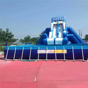<span class=keywords><strong>Piscine</strong></span> gonflable pour parc aquatique, cadre en métal, équipement aquatique - Product Image 4