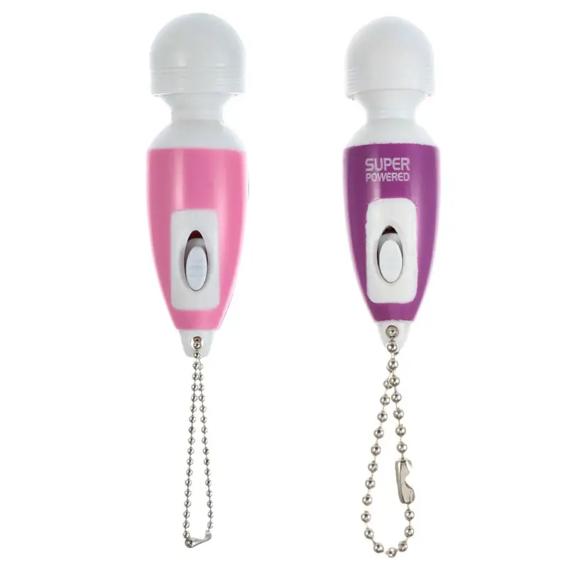 Strong Vibration Neck Body Wand Massager Vibrator with Chain Mini Massager Sex Toy