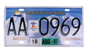 Placa de matrícula de coche personalizada, película reflectante, número de serie, Láser de América del Sur, antifabricación de vehículos