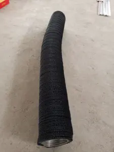 Spiral gewickelte Draht-Nylon borsten walzen bürste zur Maschinen reinigung