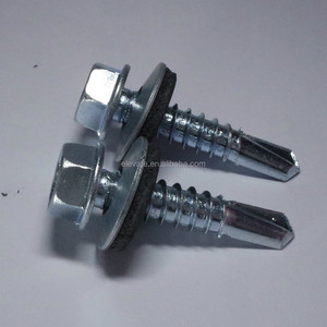 Taiwan Indented Hex Flange Washer Head BSD Thread EPDM Washer <strong>Self</strong> <strong>Drilling</strong> <strong>Screw</strong> - Product Image 3