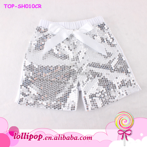 Pantaloncini Estivi Luccicanti con Paillettes Dorate per Bambine, Shorts Scintillanti per Neonati Prodotti in Cina - Product Image 6