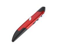 Mouse pena optik USB portabel, pena dudukan USB 2.4G nirkabel dapat disesuaikan 800/1200/1600DPI dengan dudukan pena untuk PC komputer Desktop Notebook Laptop