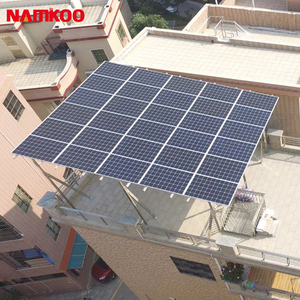 Panel Tenaga Surya Sistem Tenaga Surya Alibaba Surya 500kw Pemasok Cina Pada Gelombang Sinus Murni Grid CE TUV IEC ROHS 25 Tahun - Product Image 2